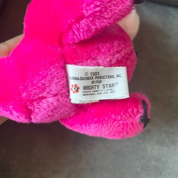 The Flintstones 1991 Vintage « Dino » Plush Toy Collectible - Picture 3 of 7